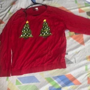 H&M divided large longsleeve Christmas sweatshirt